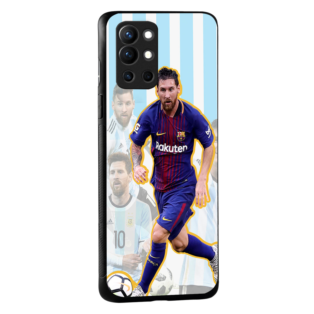 Messi Collage Sports Oneplus 9 R Back Case