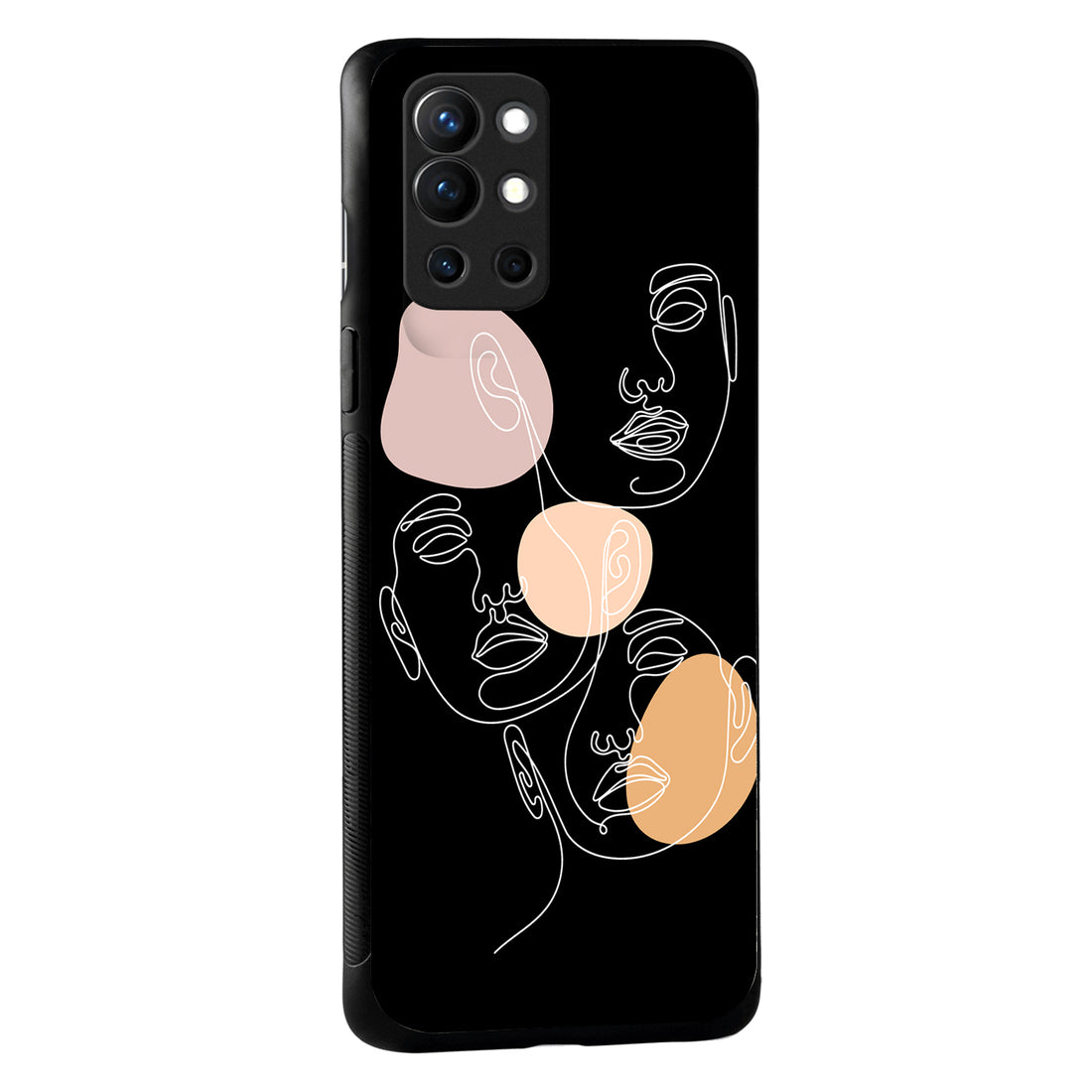 Face Aesthetic Human Oneplus 9 R Back Case