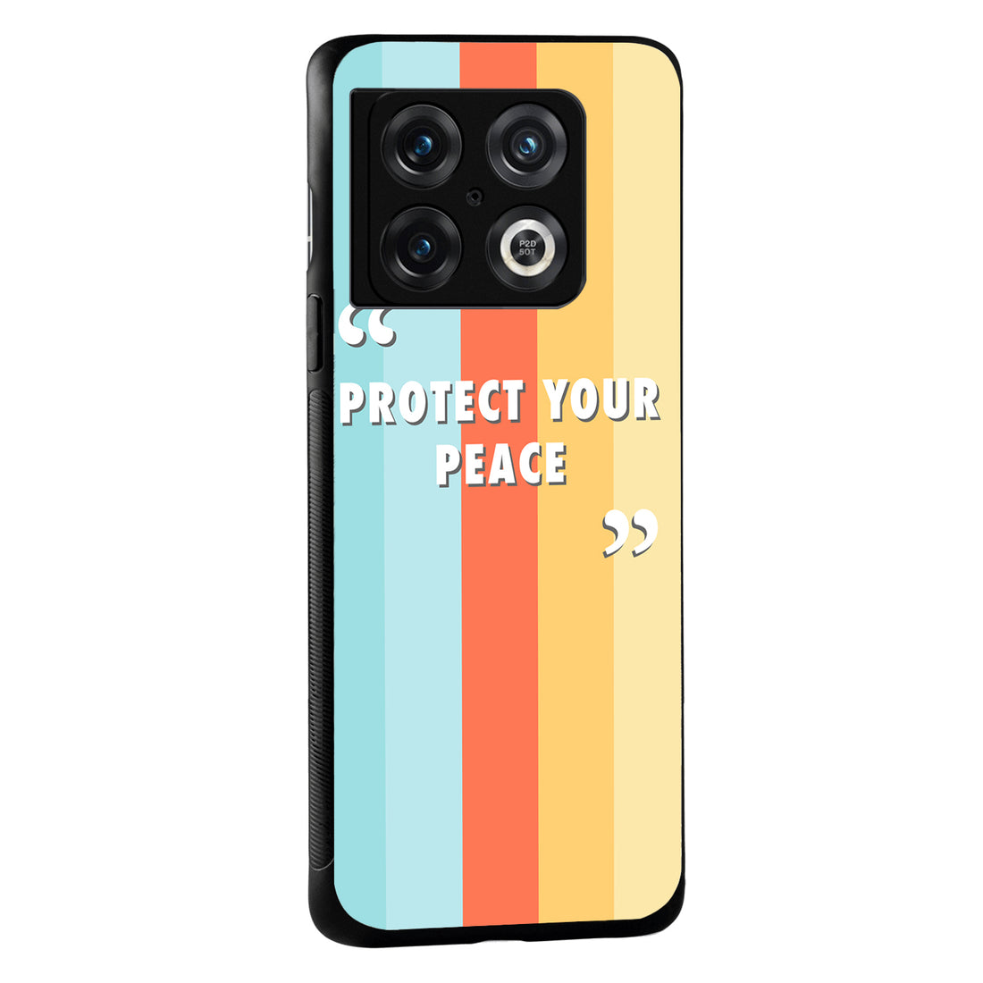 Protect your peace Motivational Quotes Oneplus 10 Pro Back Case