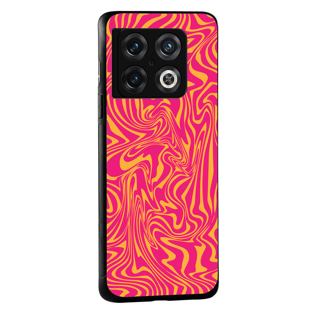Yellow Pink Optical Illusion Oneplus 10 Pro Back Case