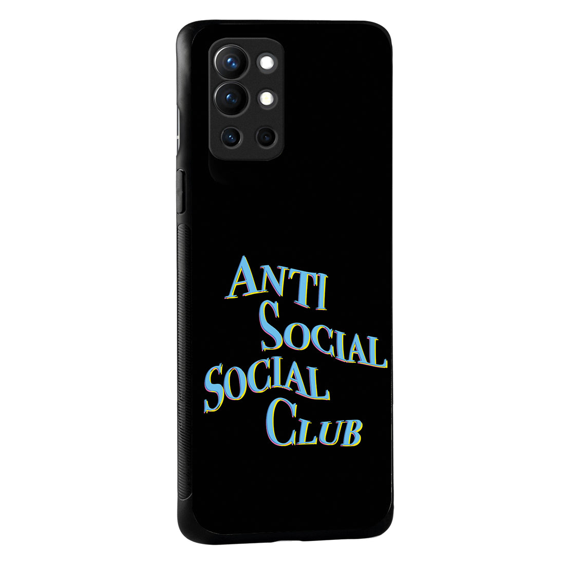 Social Club Black Motivational Quotes Oneplus 9 R Back Case