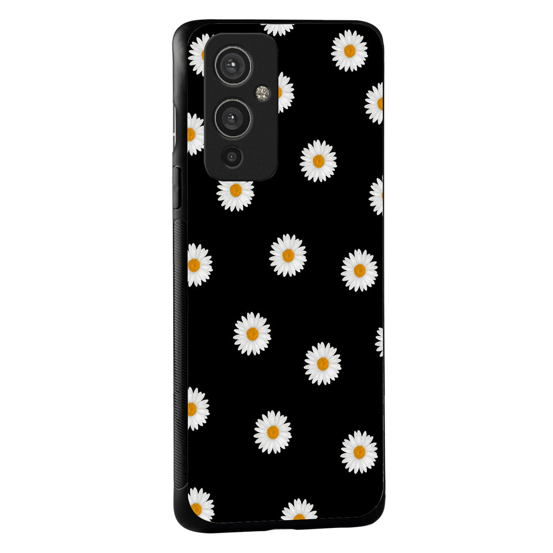 White Sunflower Floral Oneplus 9 Back Case