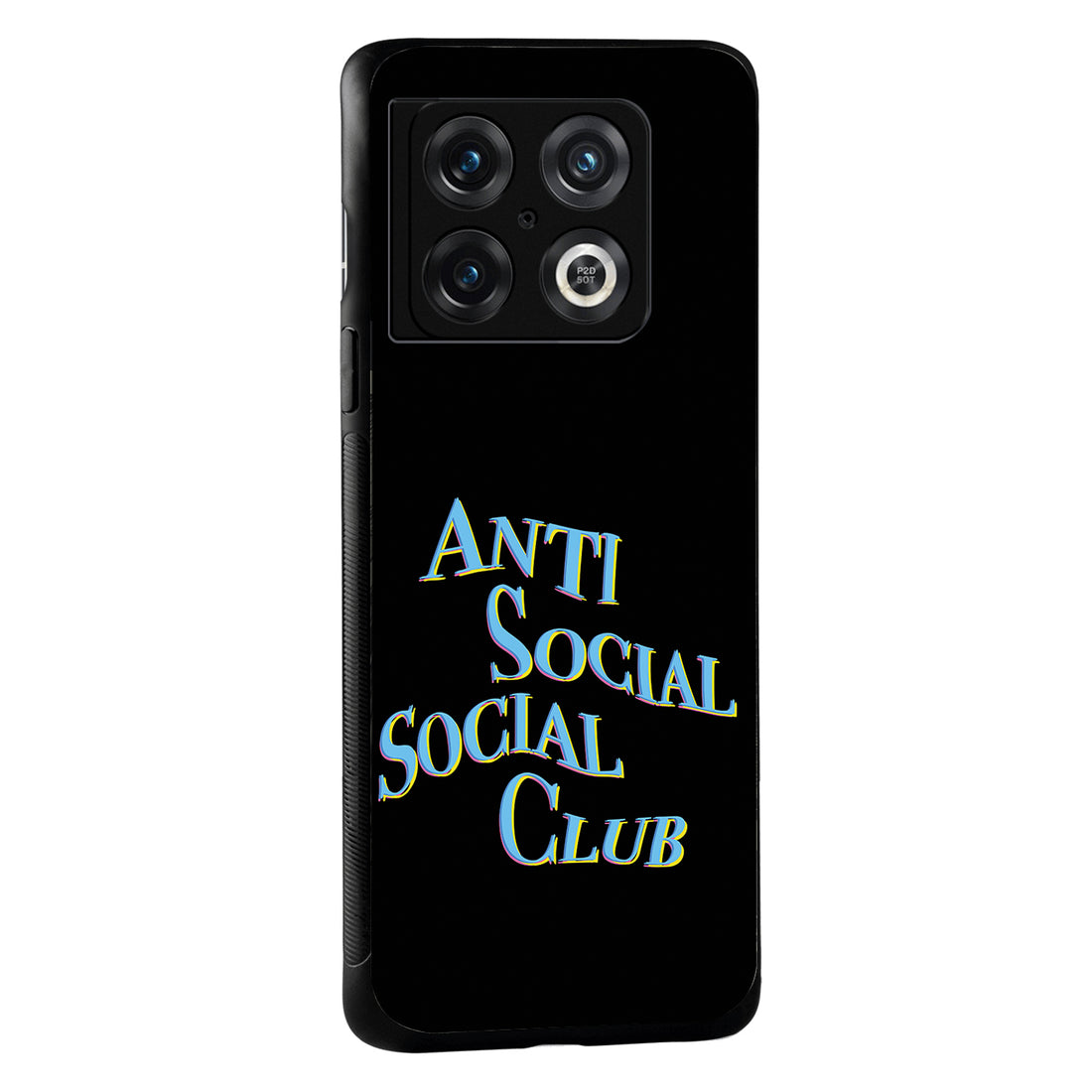 Social Club Black Motivational Quotes Oneplus 10 Pro Back Case