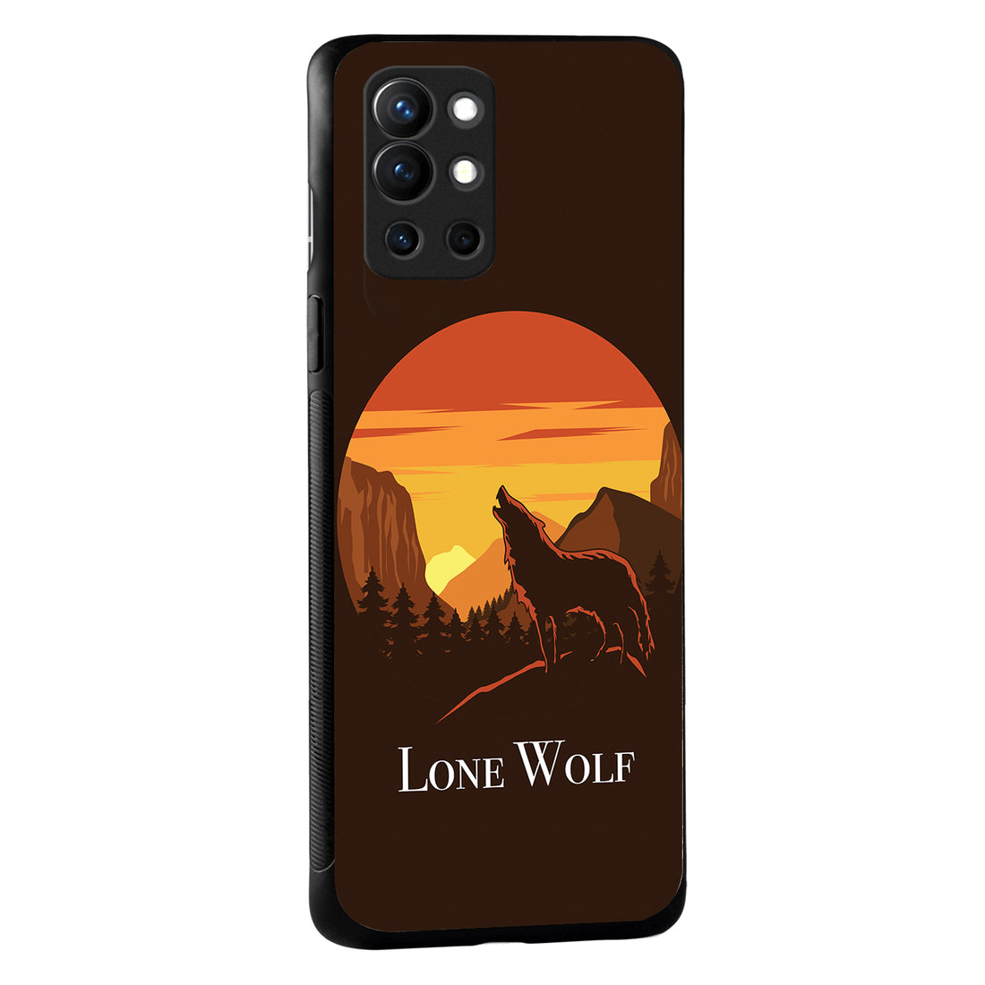 Lone Wolf Cartoon Oneplus 9 Pro Back Case