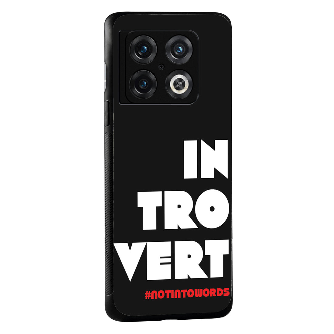 Introvert Motivational Quotes Oneplus 10 Pro Back Case