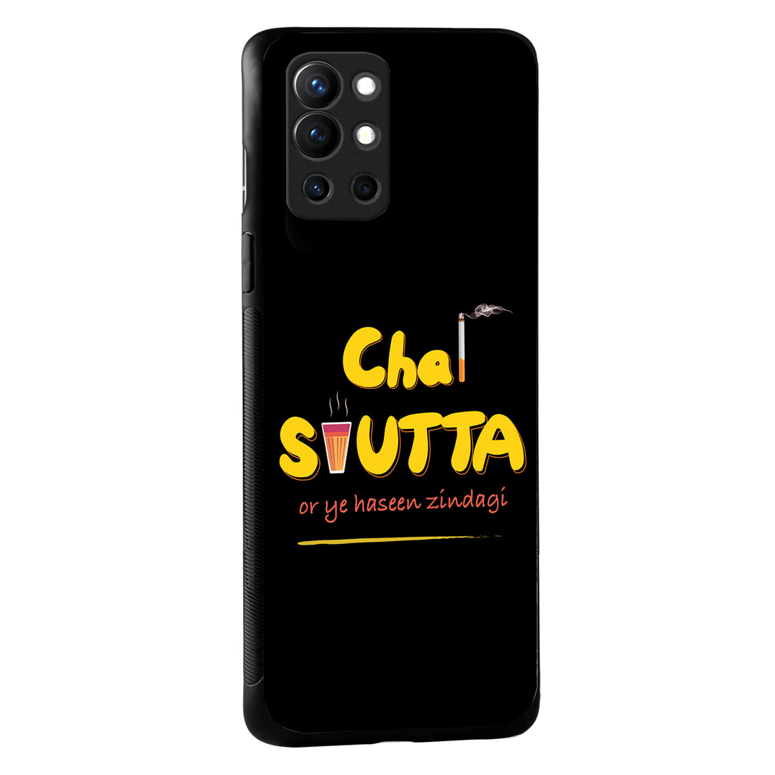 Chai-Sutta Motivational Quotes OnePlus 9 R Back Case