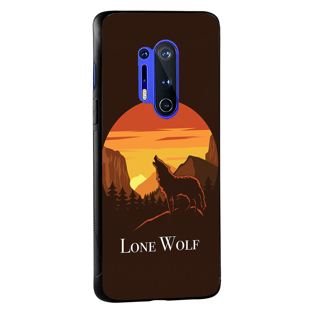 Lone Wolf Cartoon Oneplus 8 Pro Back Case