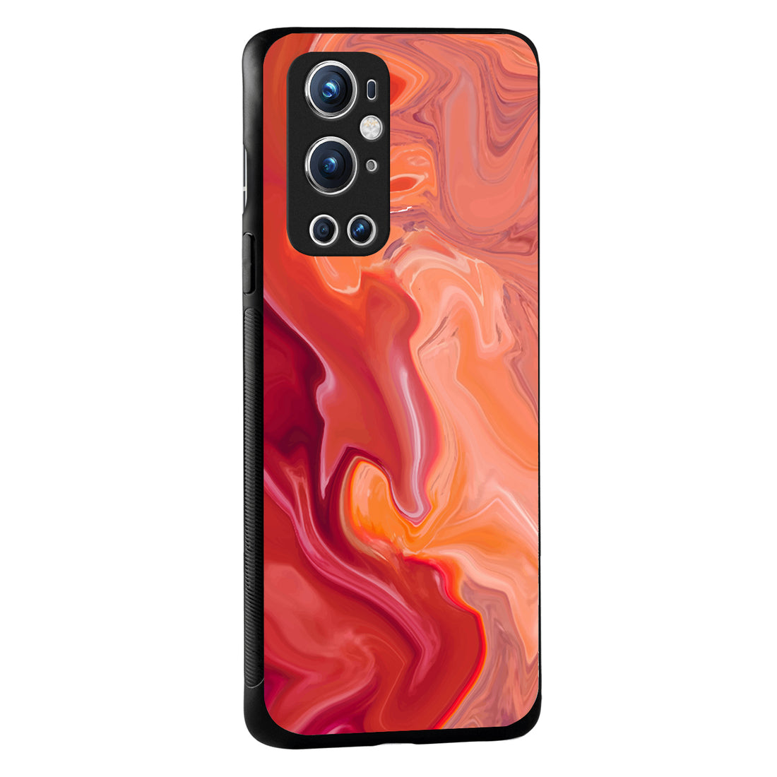 Red Marble Oneplus 9 Pro Back Case