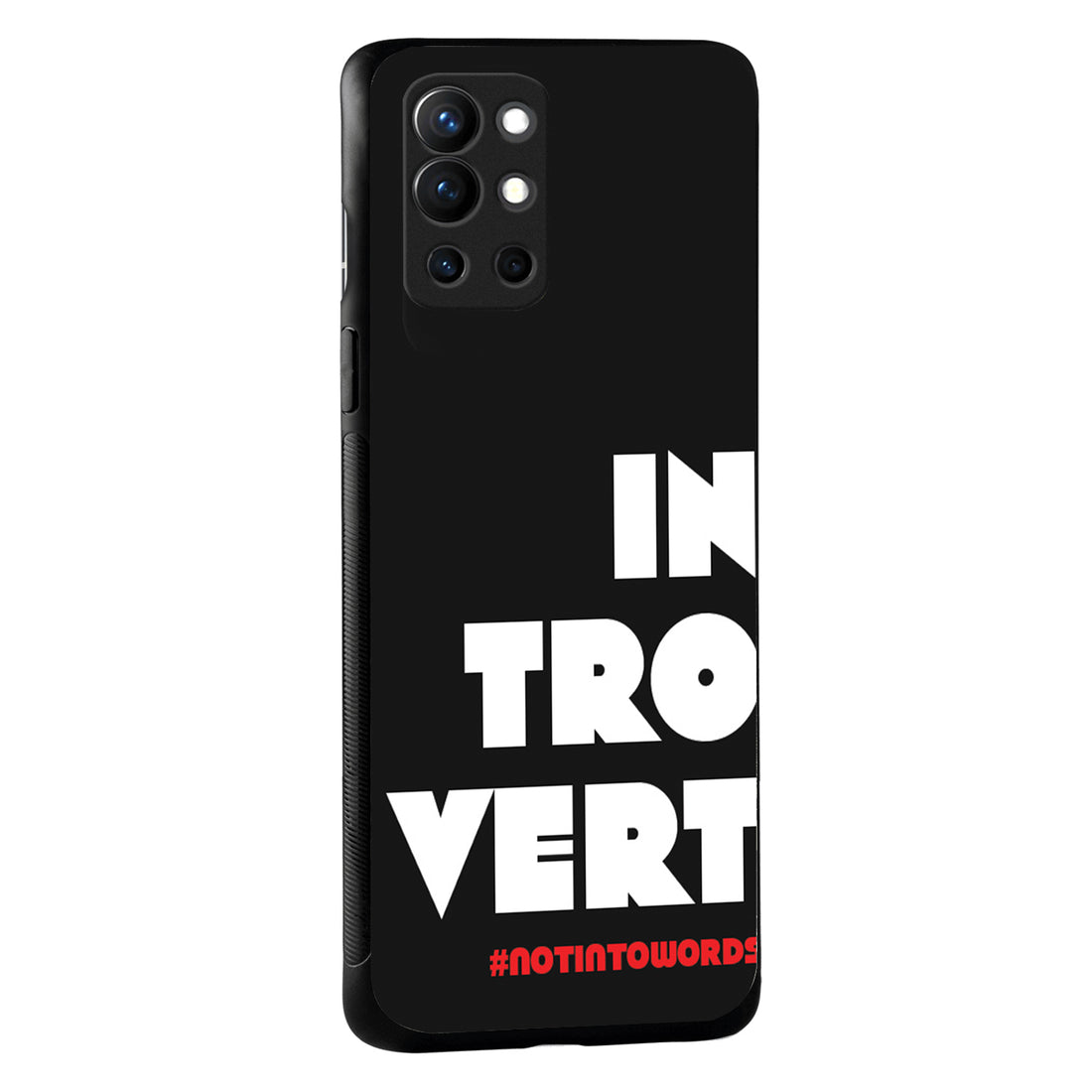 Introvert Motivational Quotes Oneplus 9 R Back Case