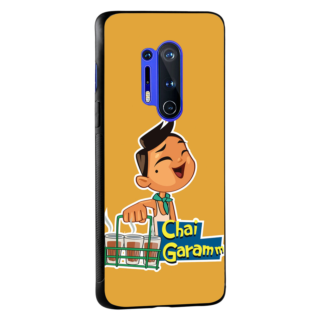 Chai Garam Cartoon Oneplus 8 Pro Back Case