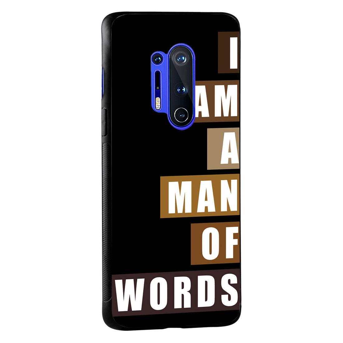 I Am A Man Of Words Motivational Quotes Oneplus 8 Pro Back Case