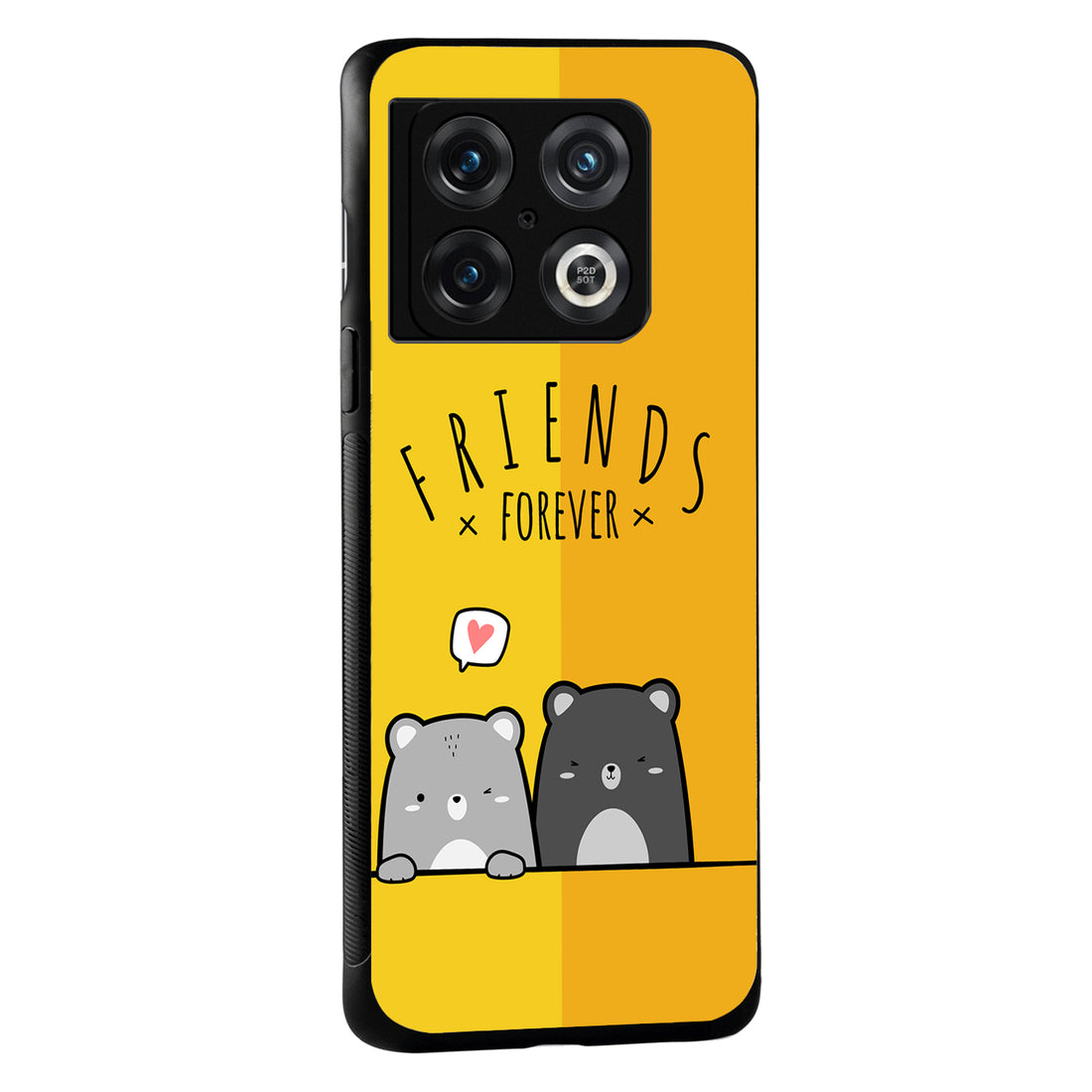 Yellow Bff Oneplus 10 Pro Back Case