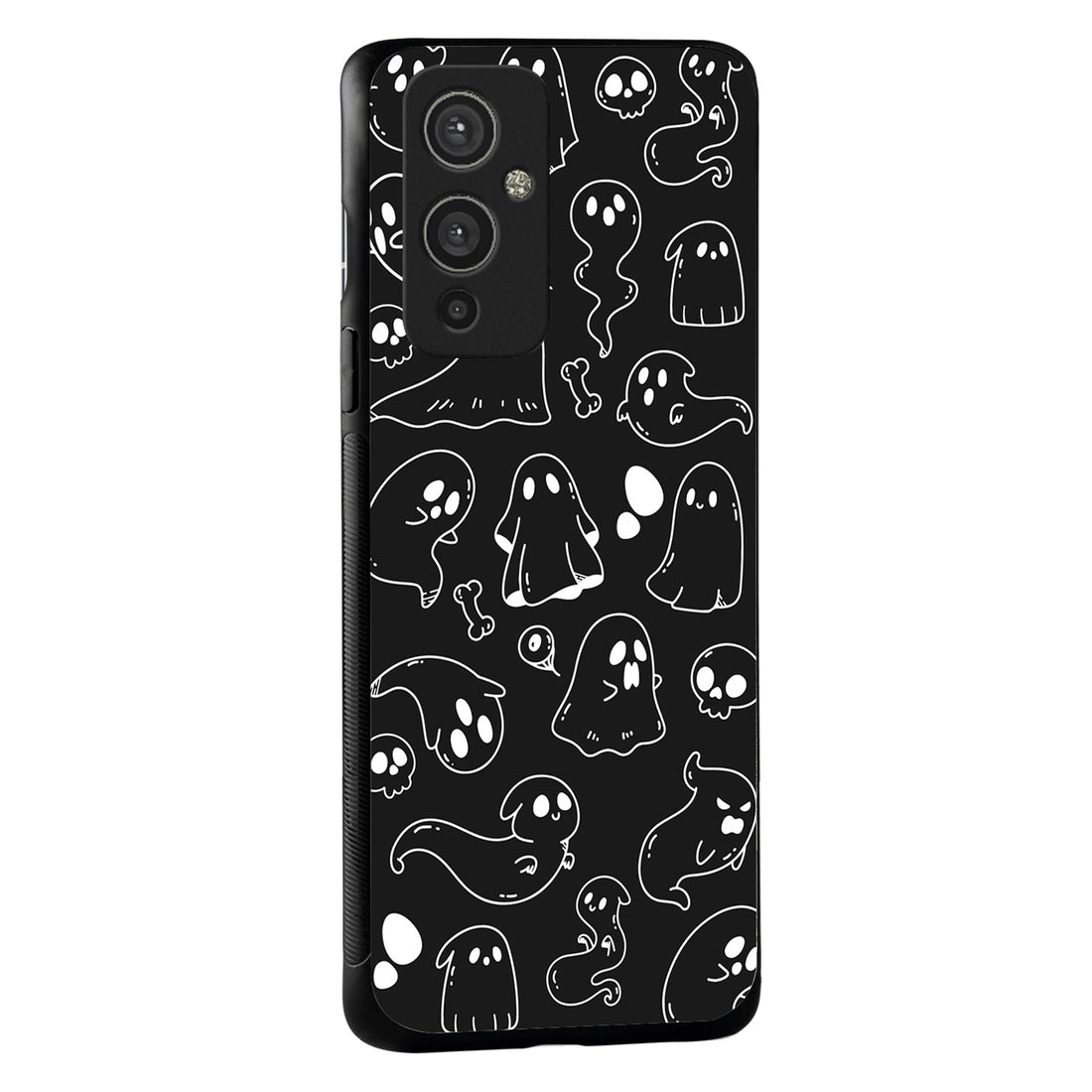 Black Ghost Doodle Oneplus 9 Back Case