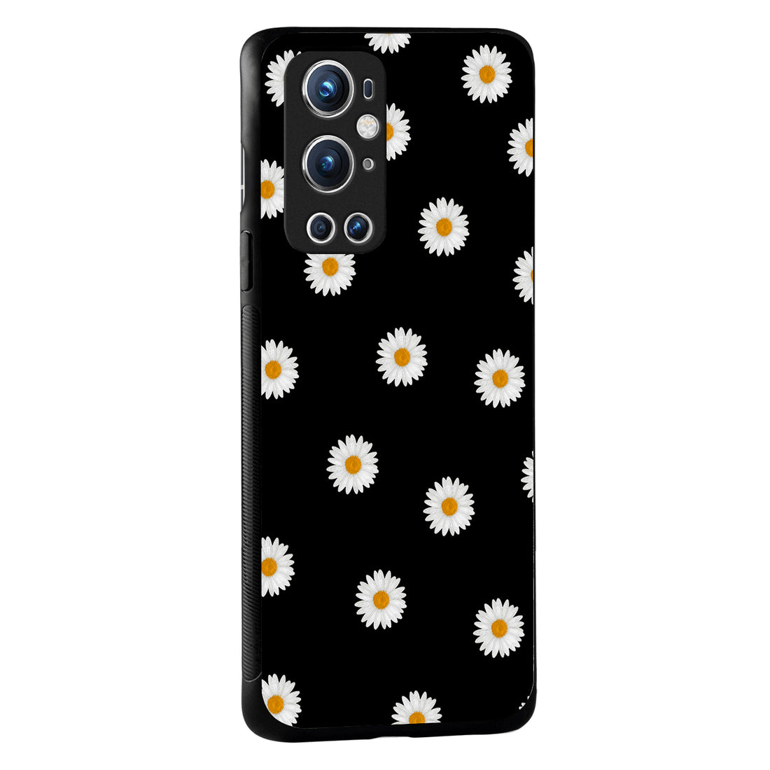 White Sunflower Floral Oneplus 9 Pro Back Case