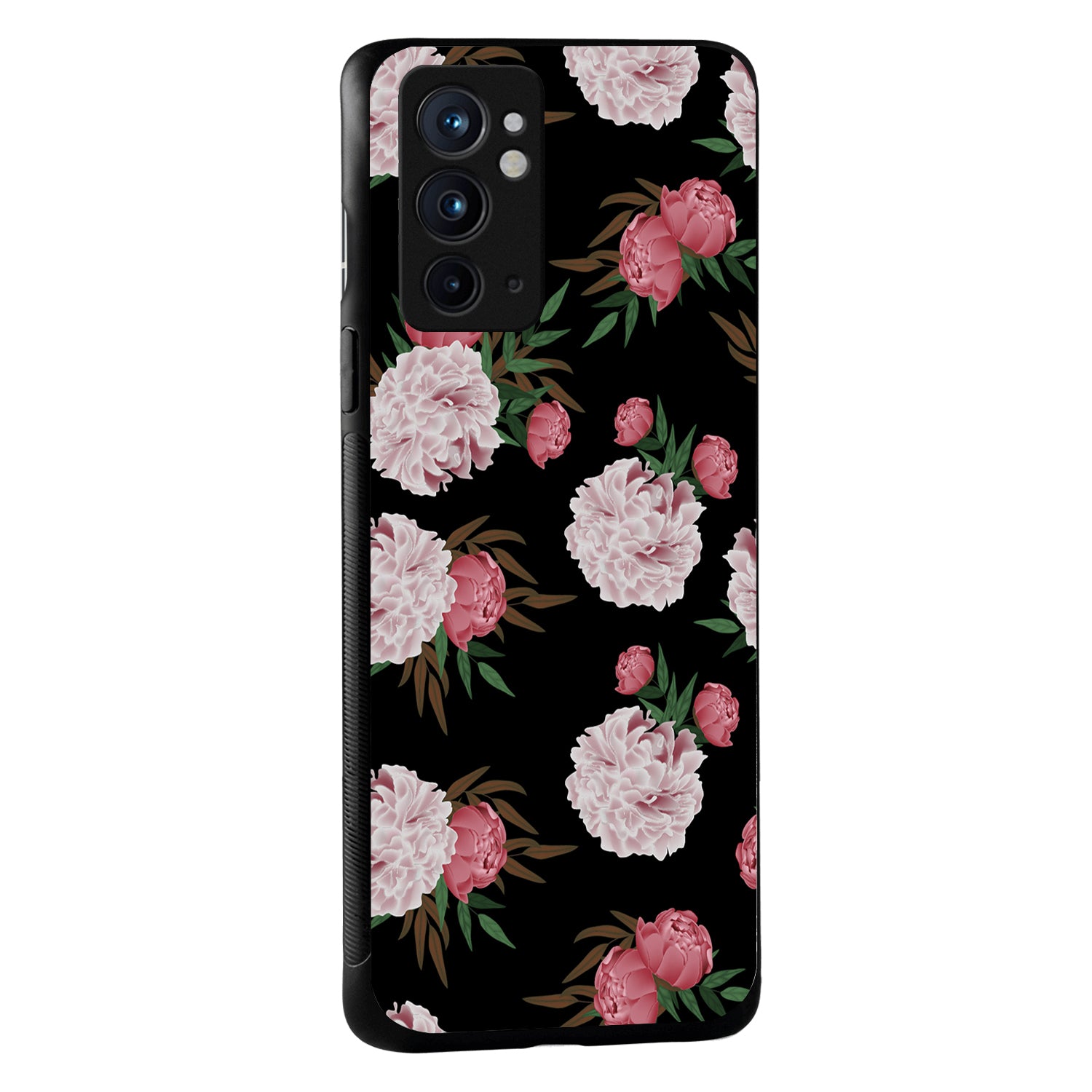 Pink Floral Oneplus 9 Rt Back Case