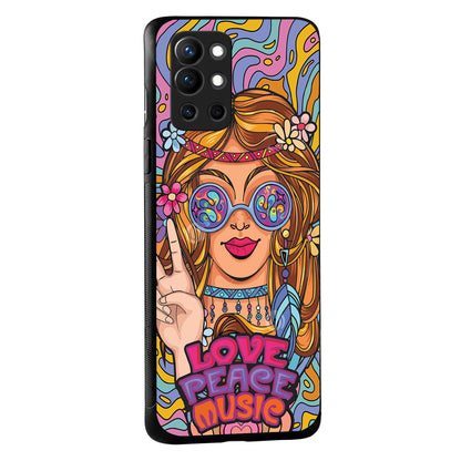 Love Peace Music Women Empowerment Oneplus 9 Pro Back Case