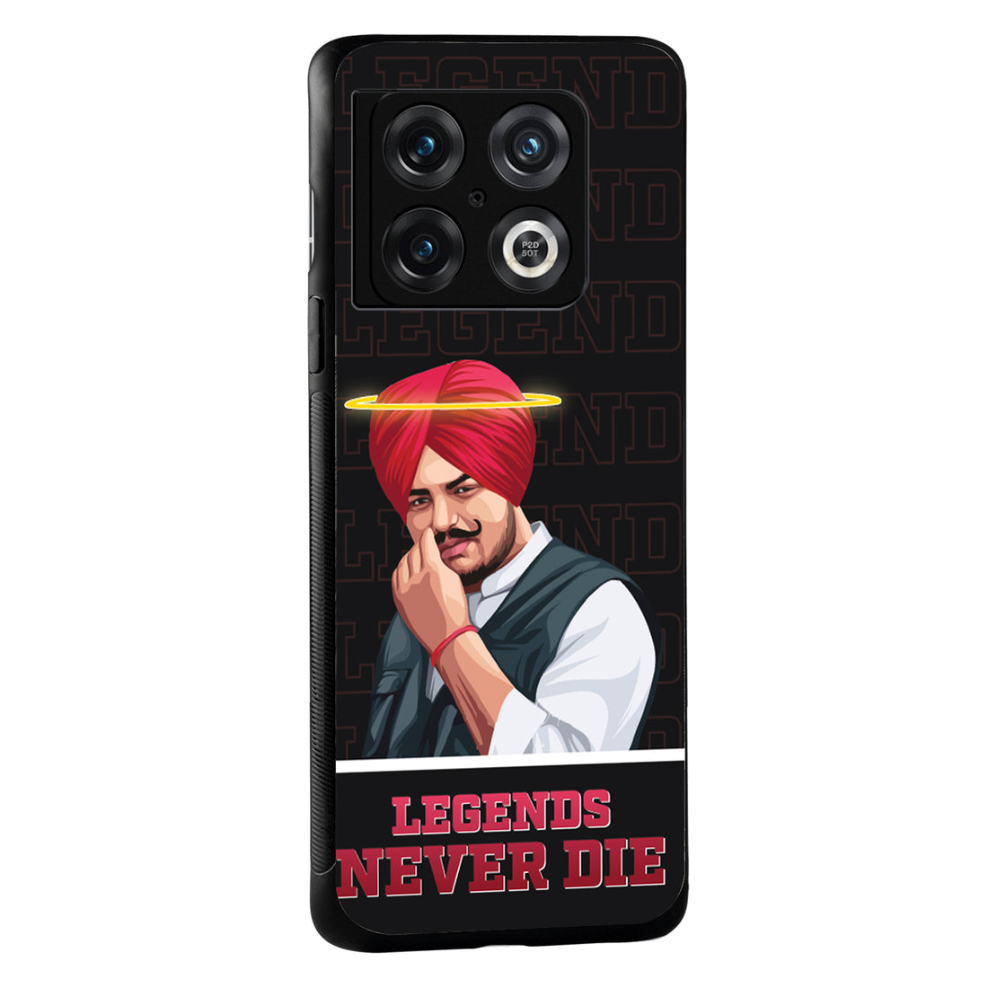 Legend Never Die Black Sidhu Moosewala OnePlus 10 Pro Back Case