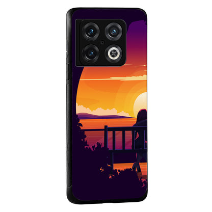 Sunset Date Girl Couple Oneplus 10 Pro Back Case