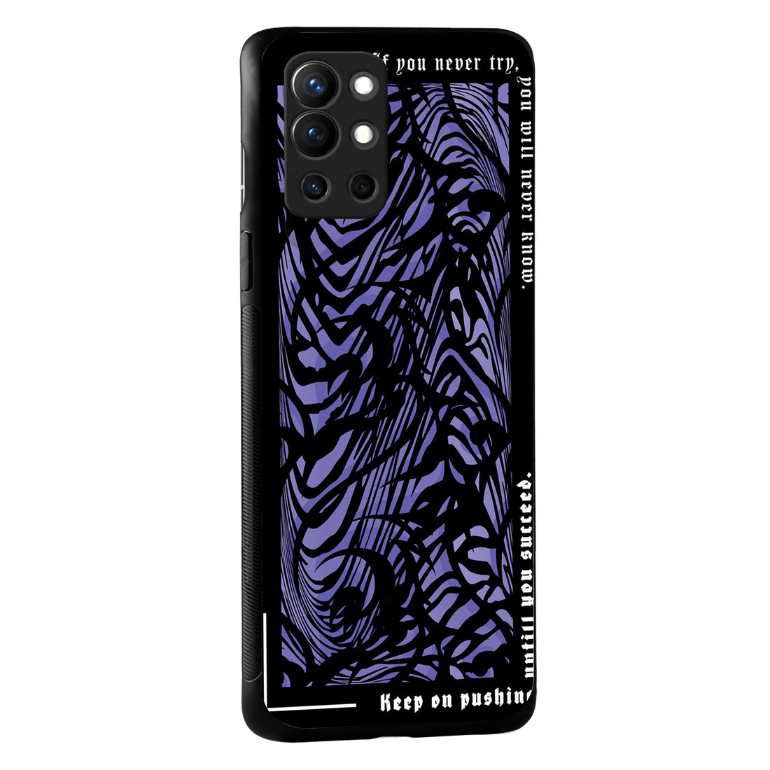 Keep On Pushing Quote Oneplus 9 R Back Case