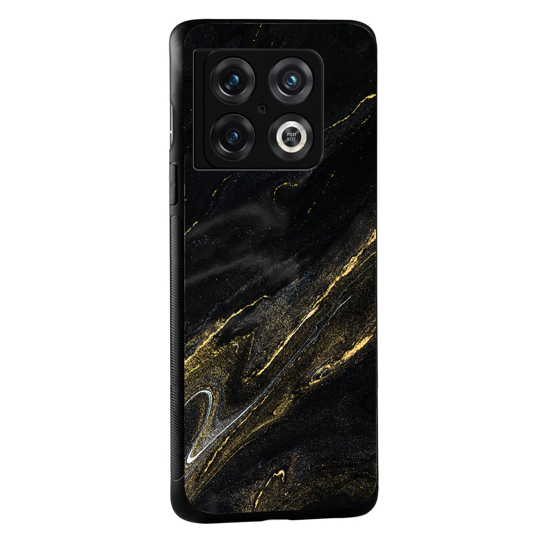 Black Golden Marble Oneplus 10 Pro Back Case