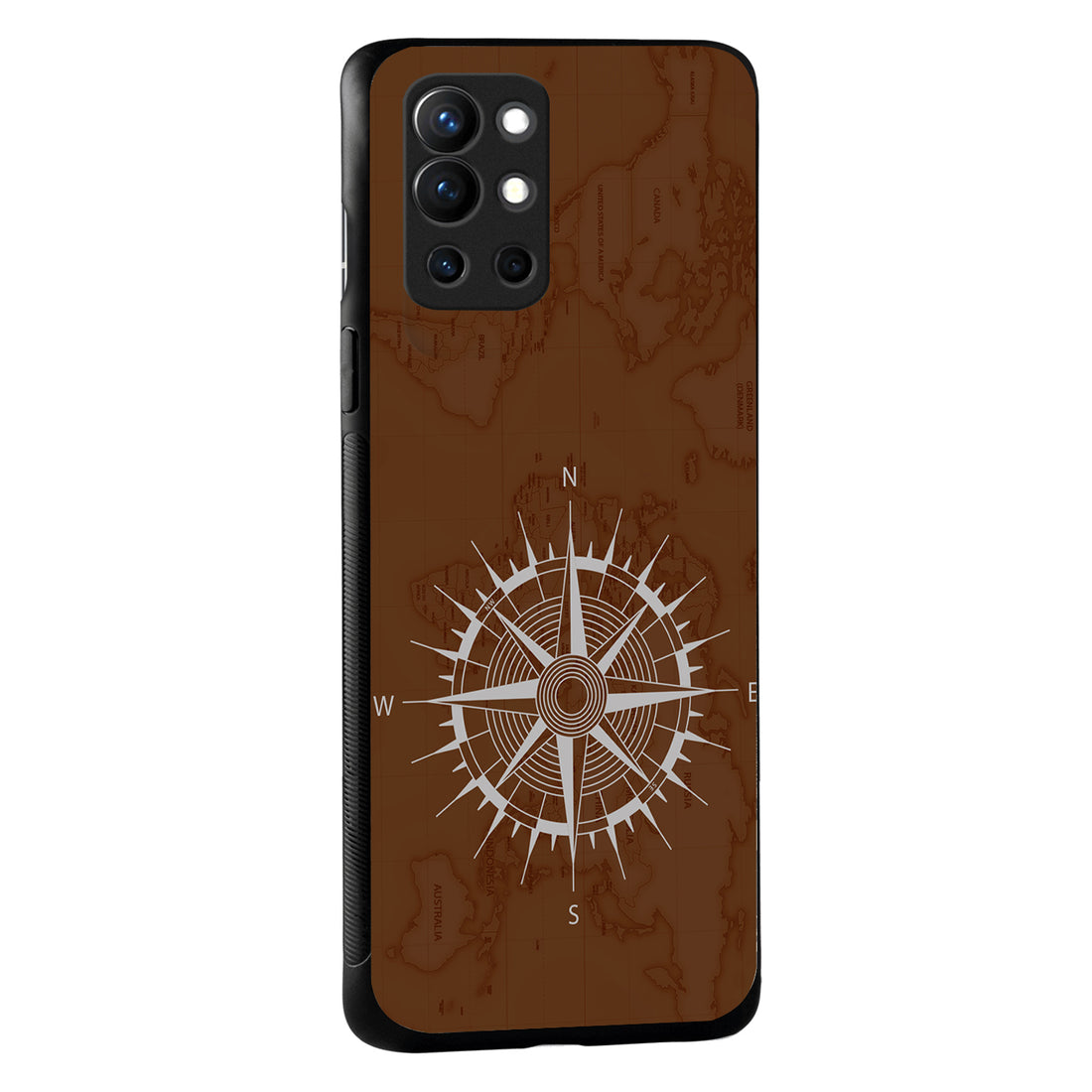 Compass Travel OnePlus 9 R Back Case