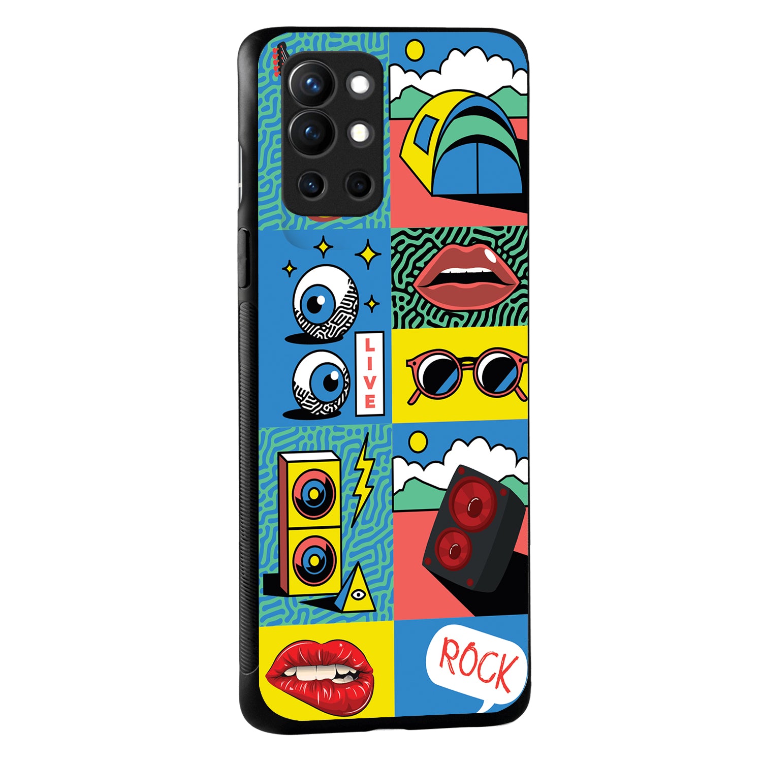 Live Rock Music Oneplus 9 Pro Back Case