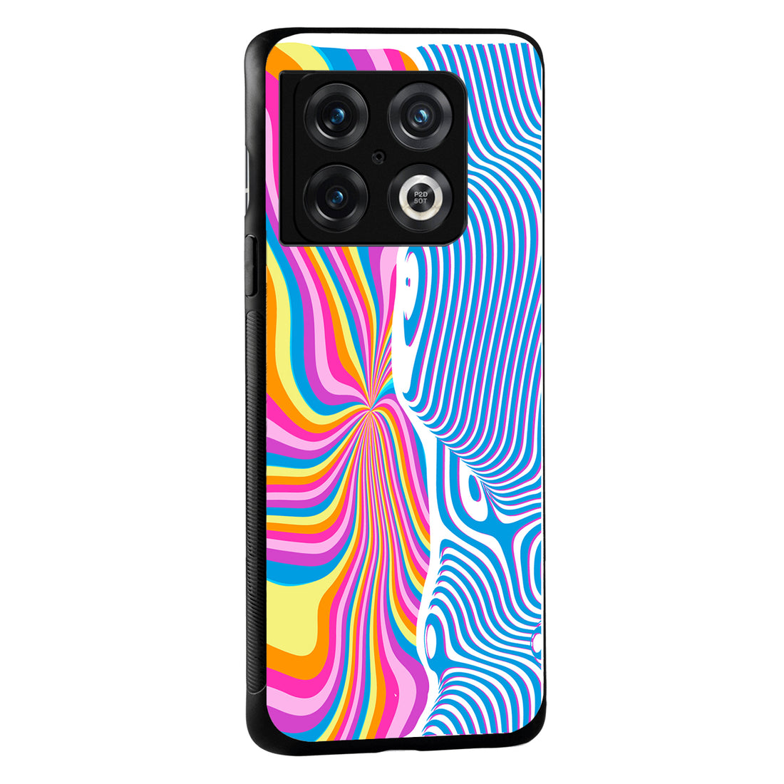 Rainbow Optical Illusion Oneplus 10 Pro Back Case