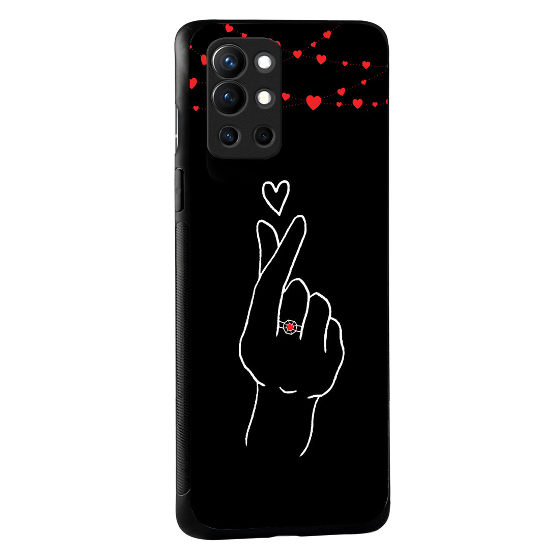 Click Heart Girl Couple Oneplus 9 R Back Case