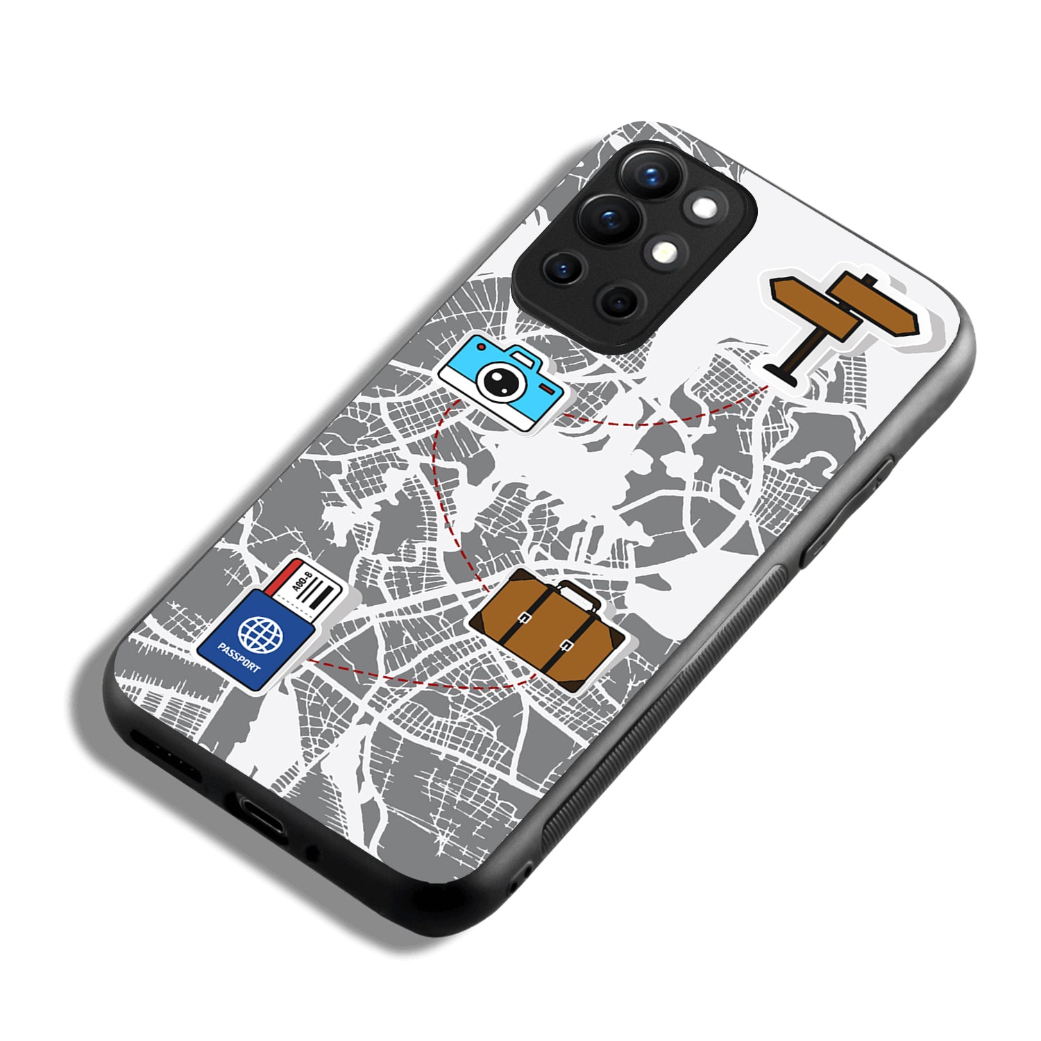 Journey Start To End Travel OnePlus 9 Pro Back Case