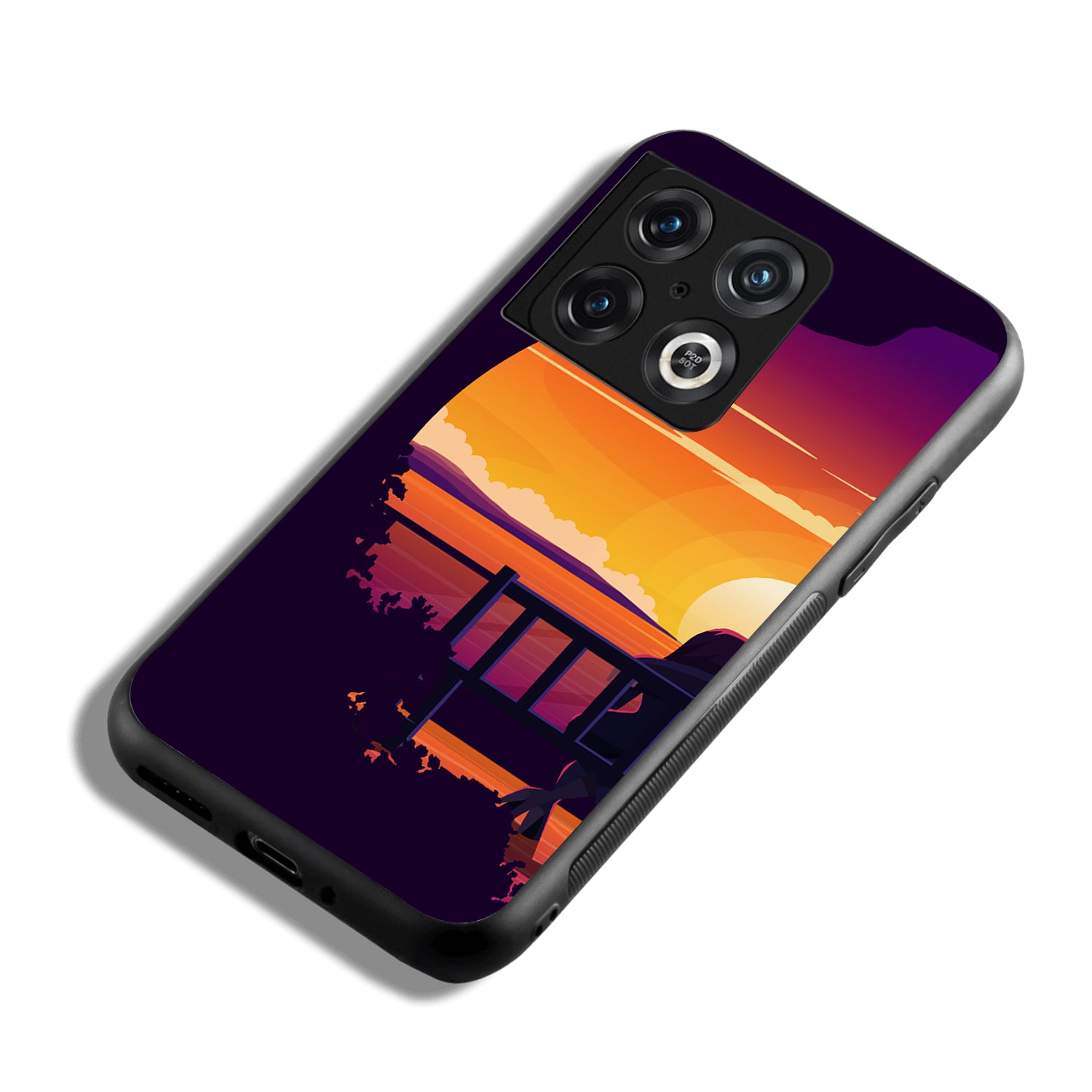 Sunset Date Girl Couple Oneplus 10 Pro Back Case