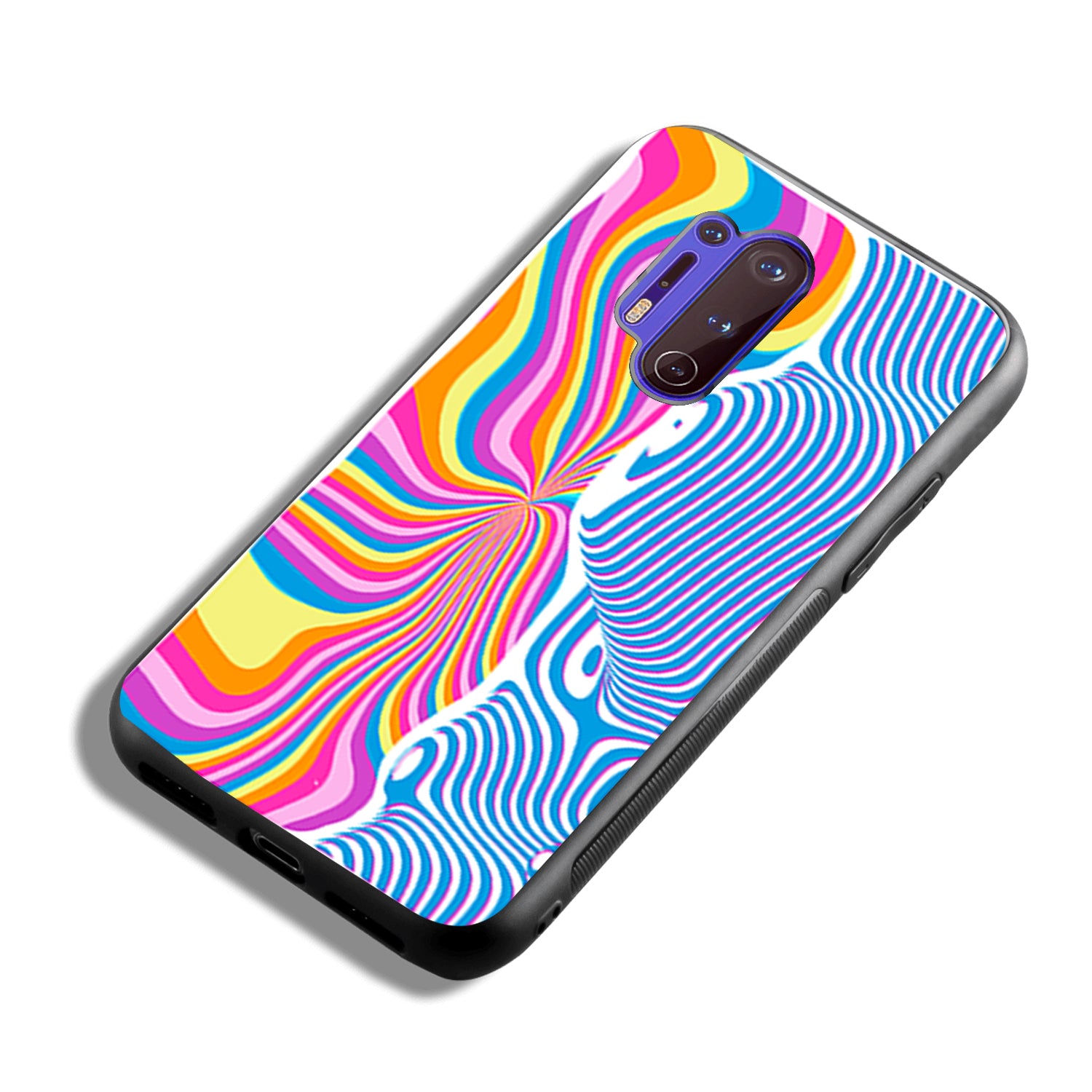 Rainbow Optical Illusion Oneplus 8 Pro Back Case