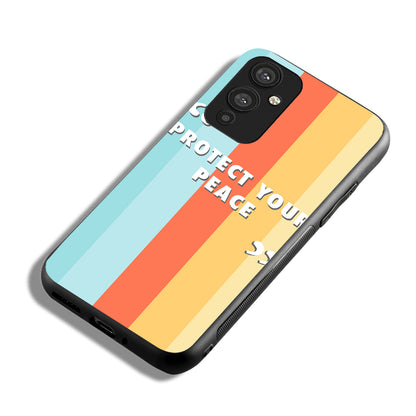 Protect your peace Motivational Quotes Oneplus 9 Back Case