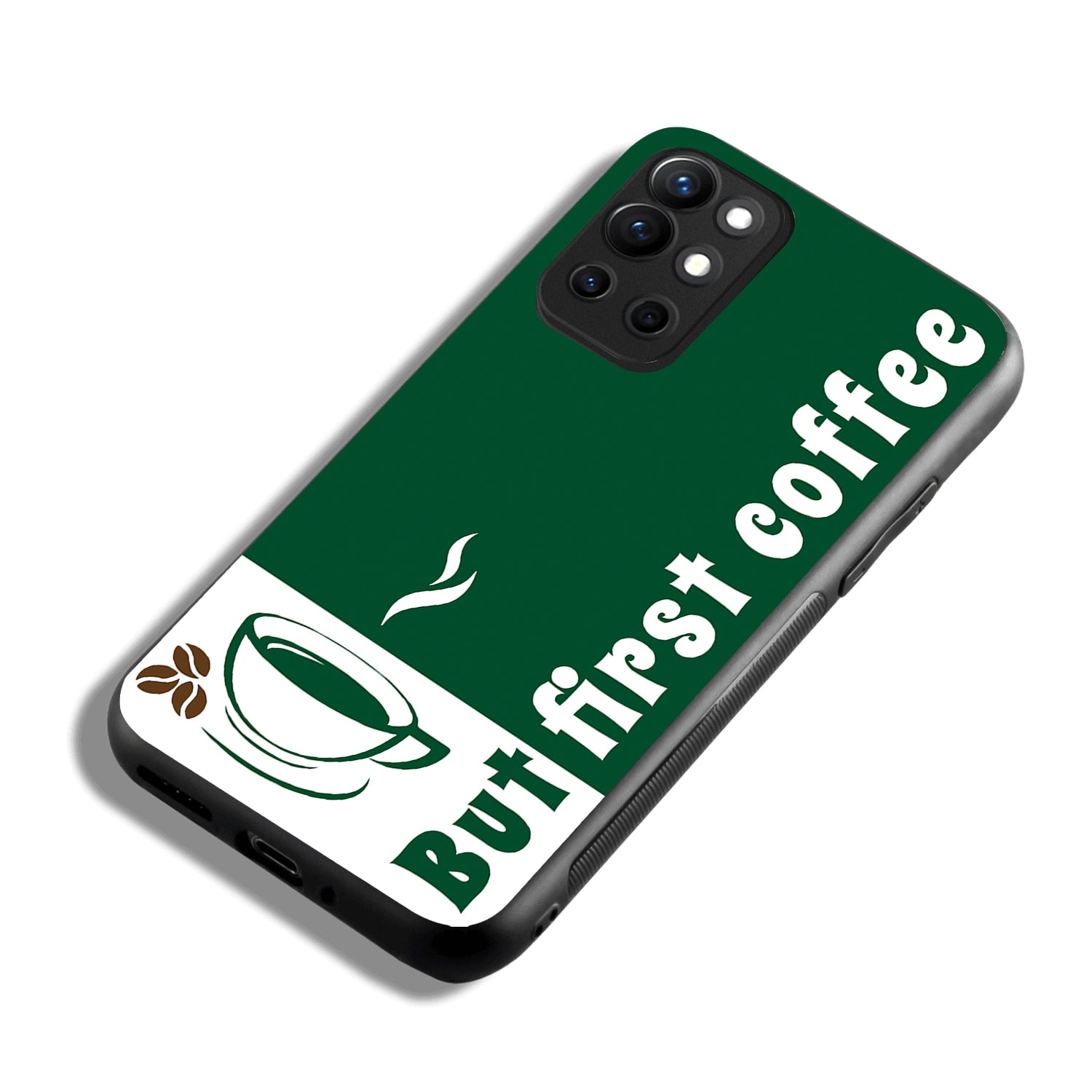 First Coffee Motivational Quotes Oneplus 9 R Back Case