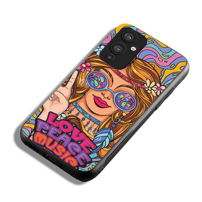 Love Peace Music Women Empowerment Oneplus 9 Back Case