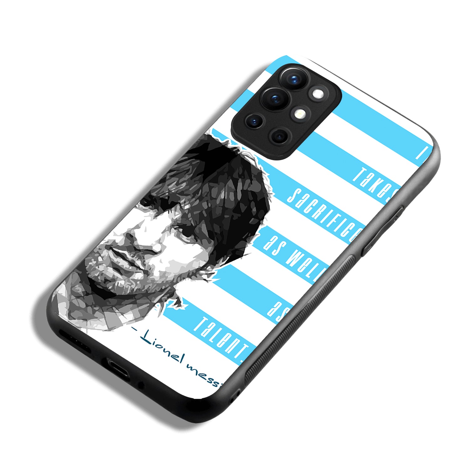 Messi Quote Sports Oneplus 9 pro Back Case