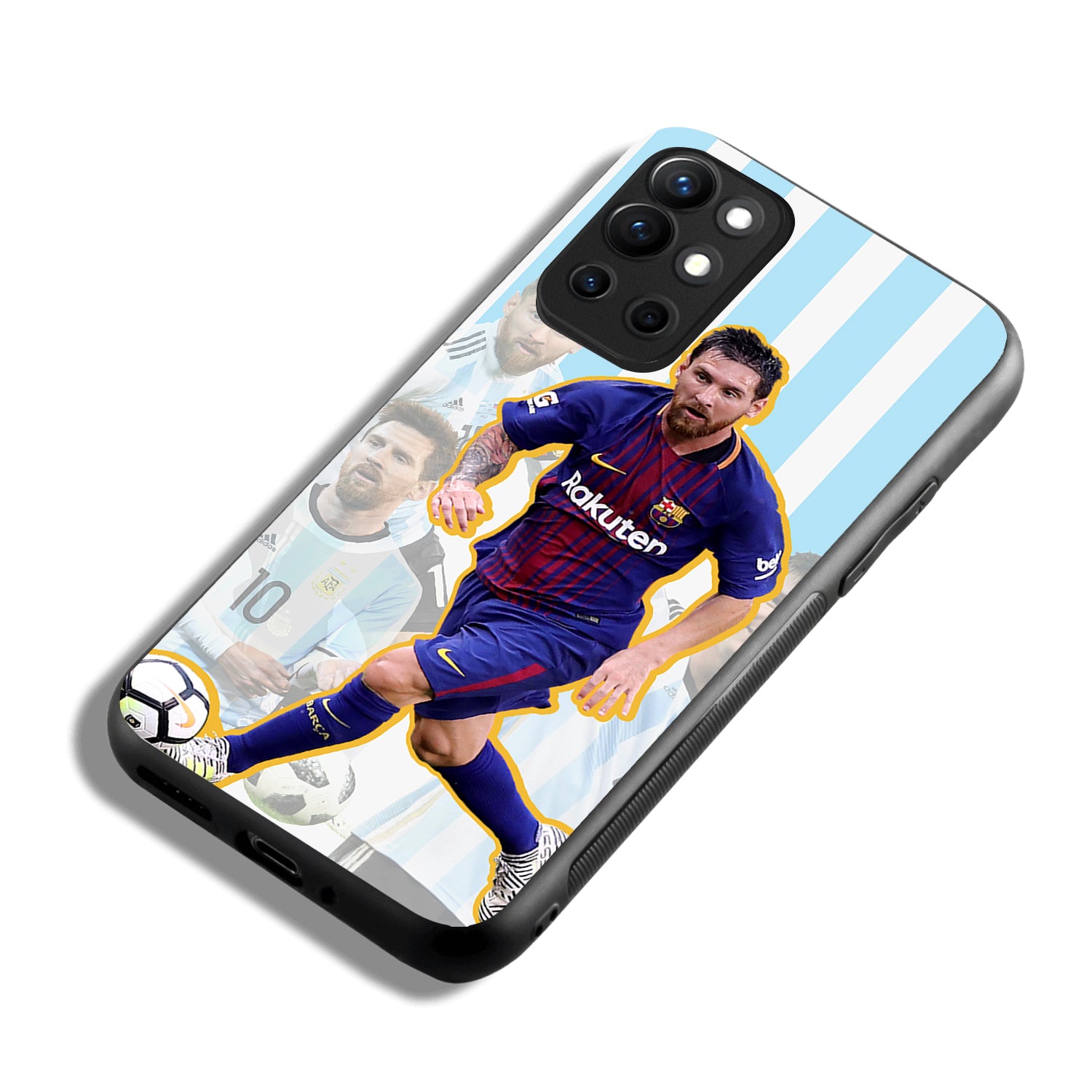 Messi Collage Sports Oneplus 9 Pro Back Case
