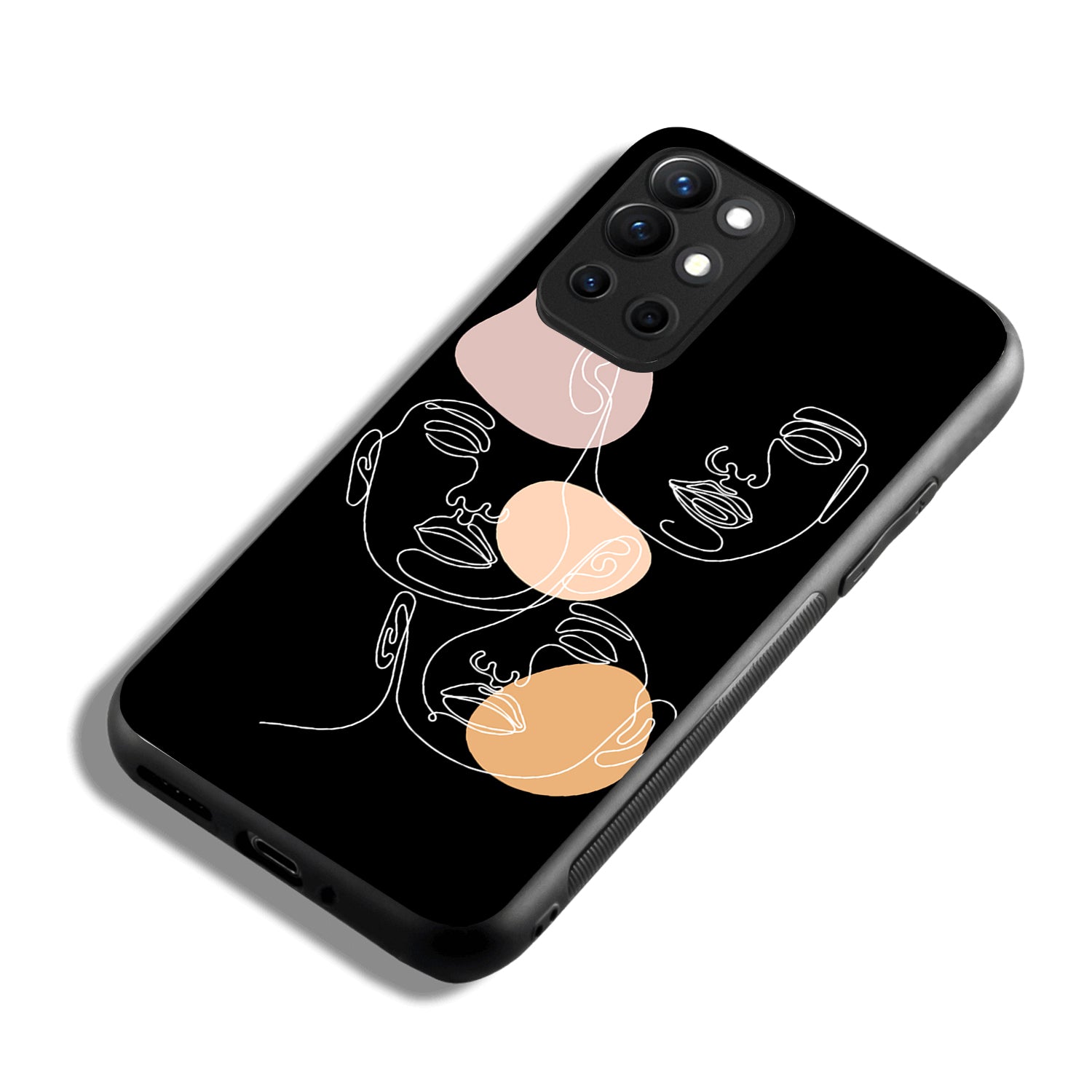 Face Aesthetic Human Oneplus 9 R Back Case