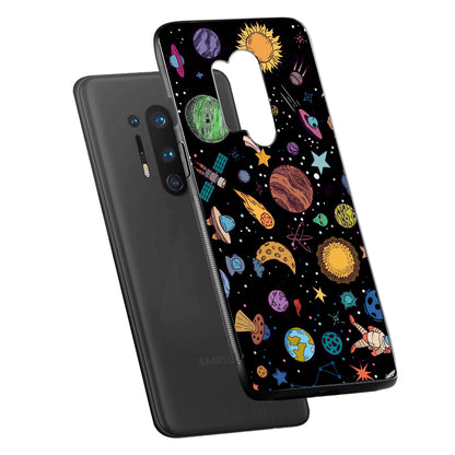 Space Doodle Oneplus 8 Pro Back Case