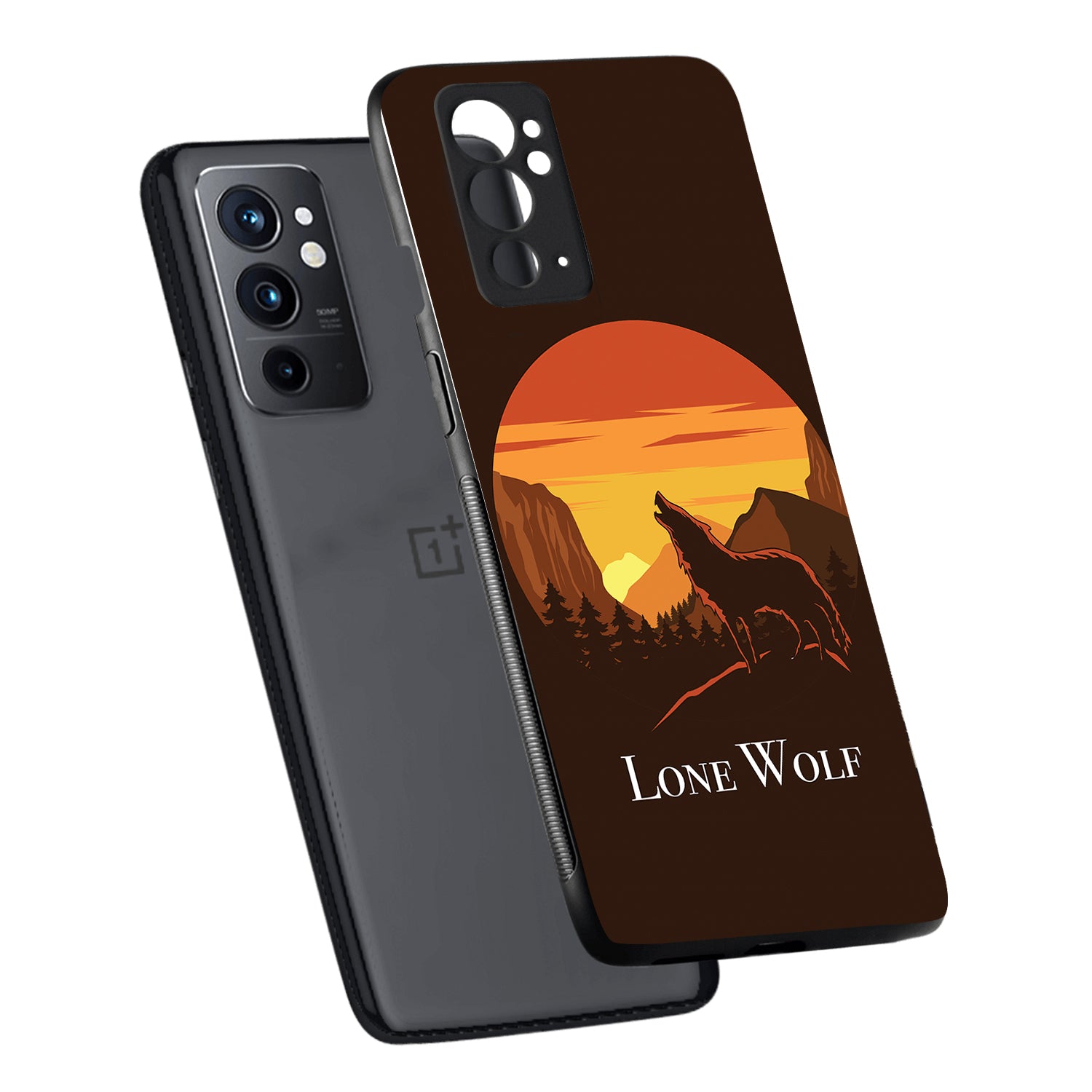 Lone Wolf Cartoon Oneplus 9 Rt Back Case