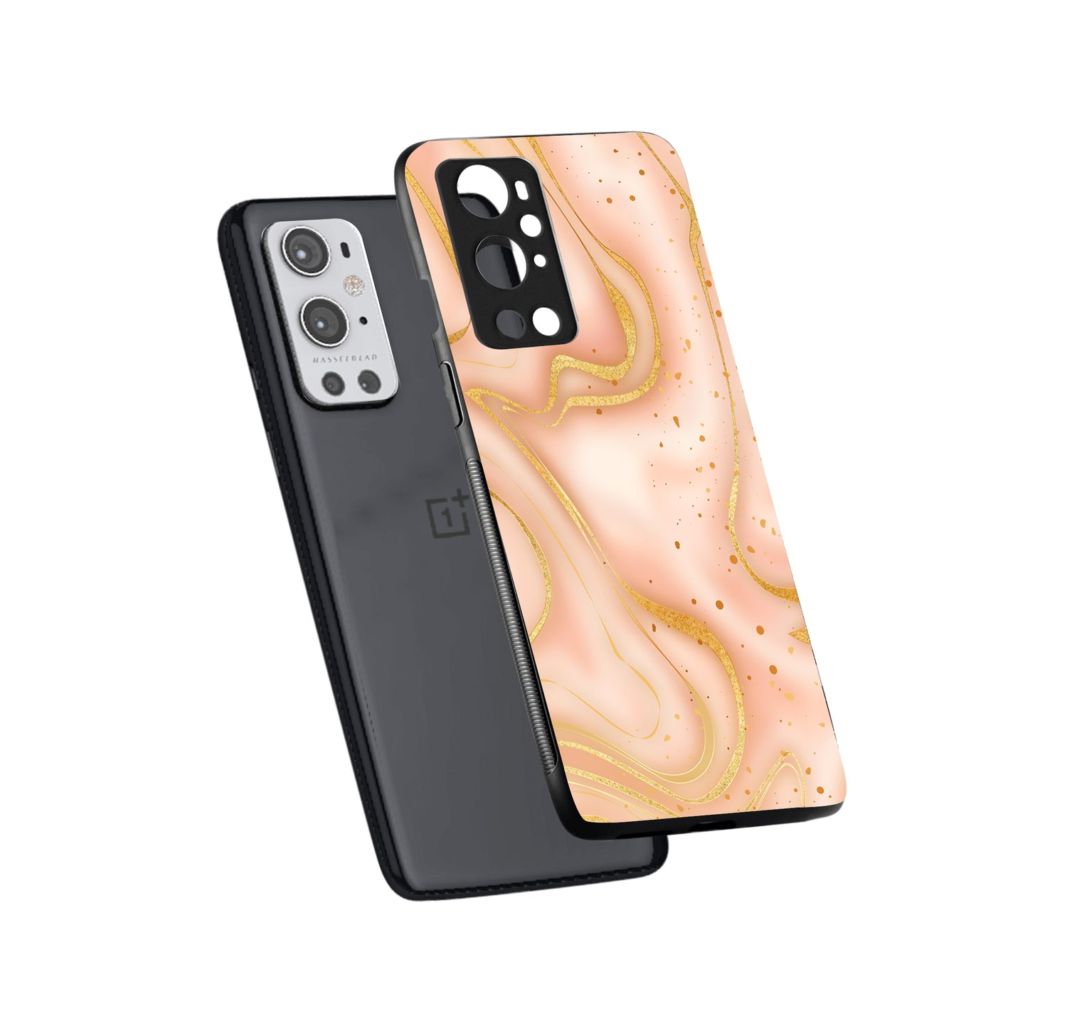 Golden Marble Oneplus 9 Pro Back Case
