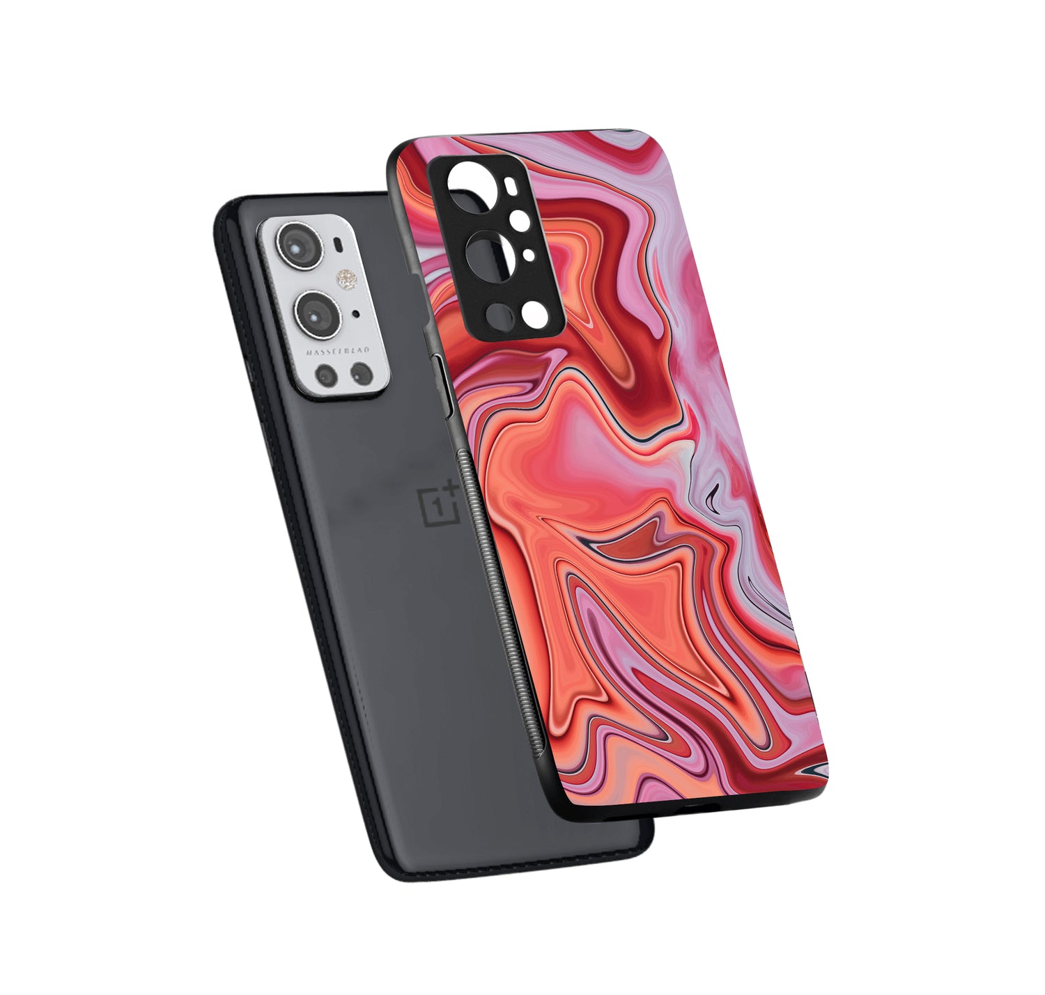 Pink Variant Marble Oneplus 9 Pro Back Case