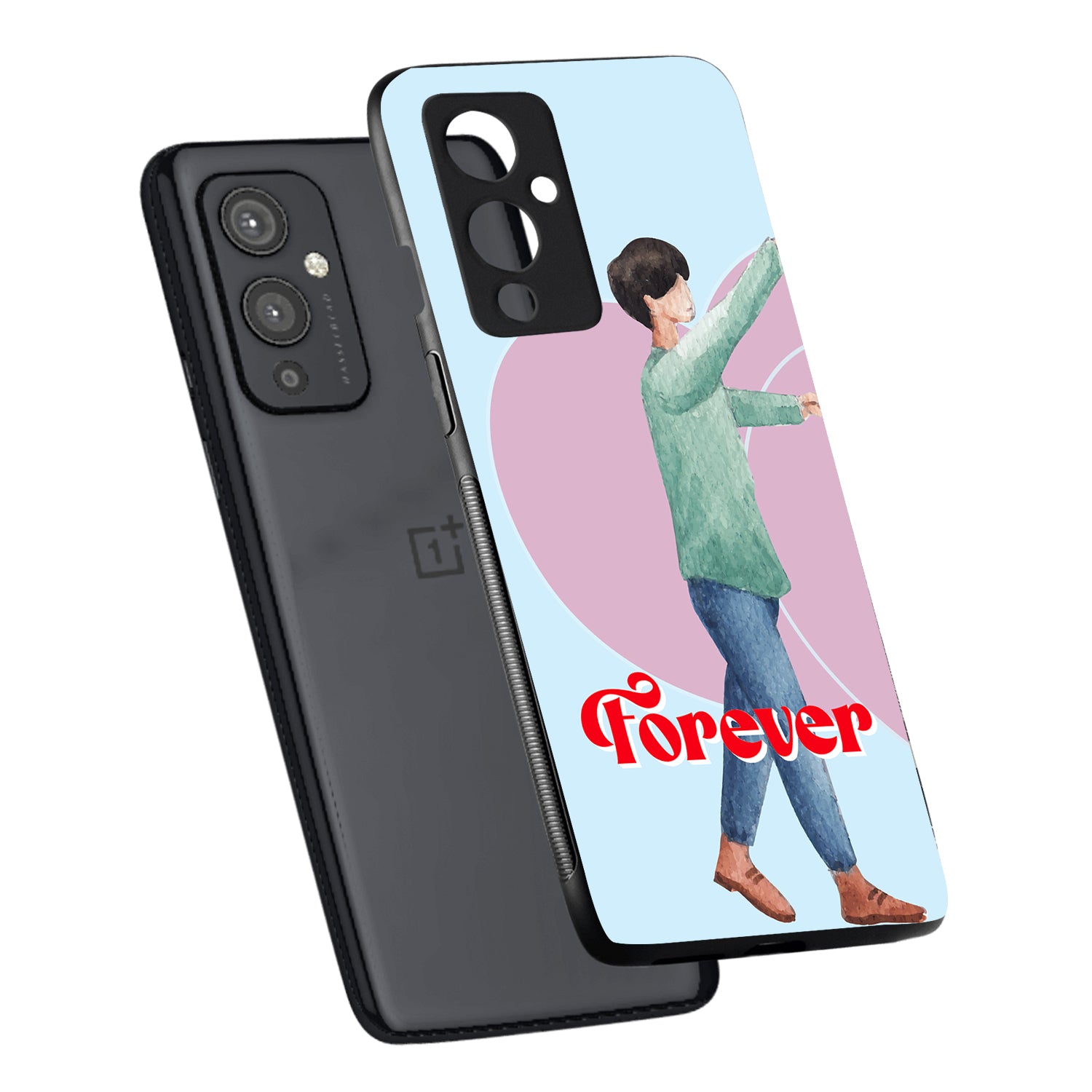 Forever Love Boy Couple Oneplus 9 Back Case