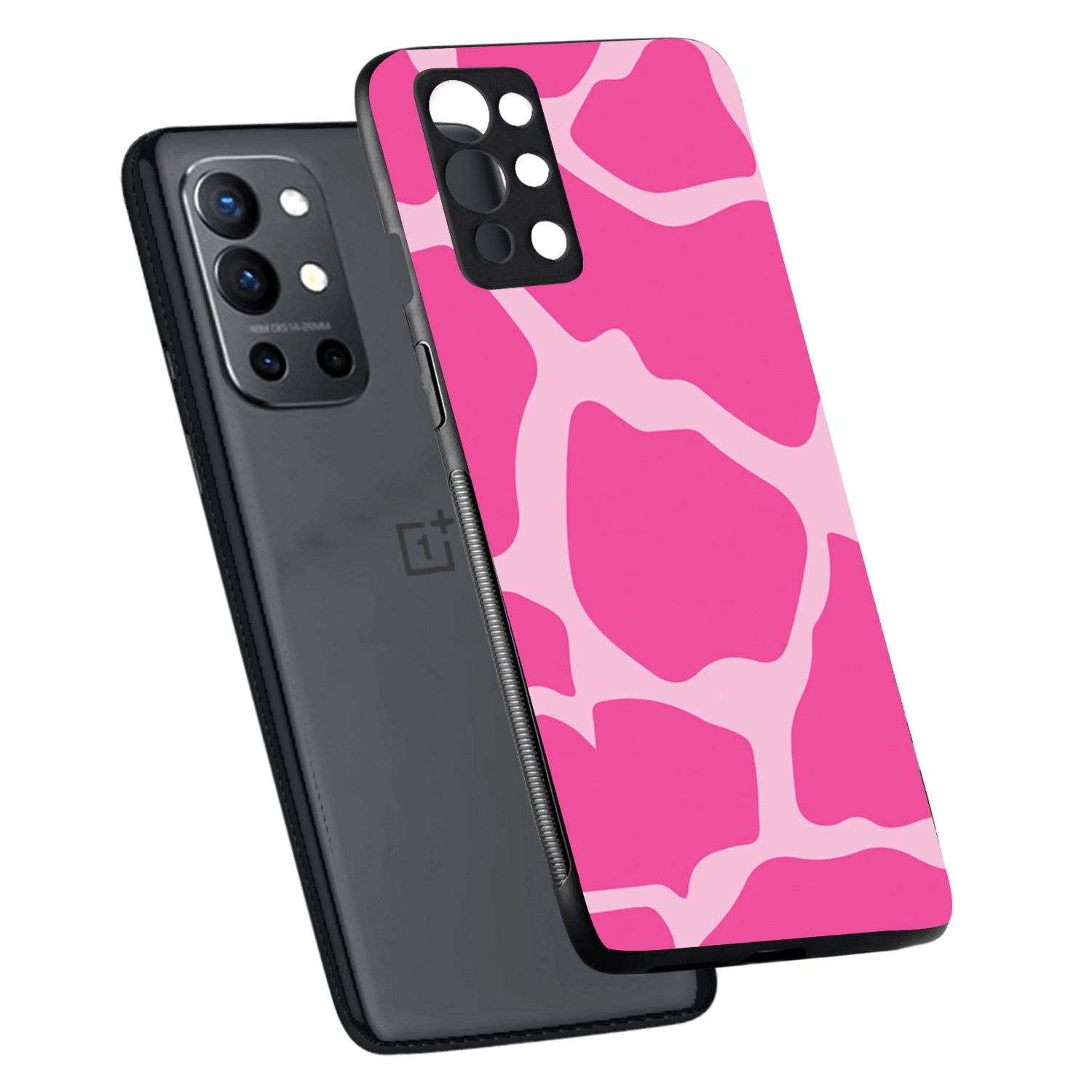 Pink Patch Design Oneplus 9 Pro Back Case