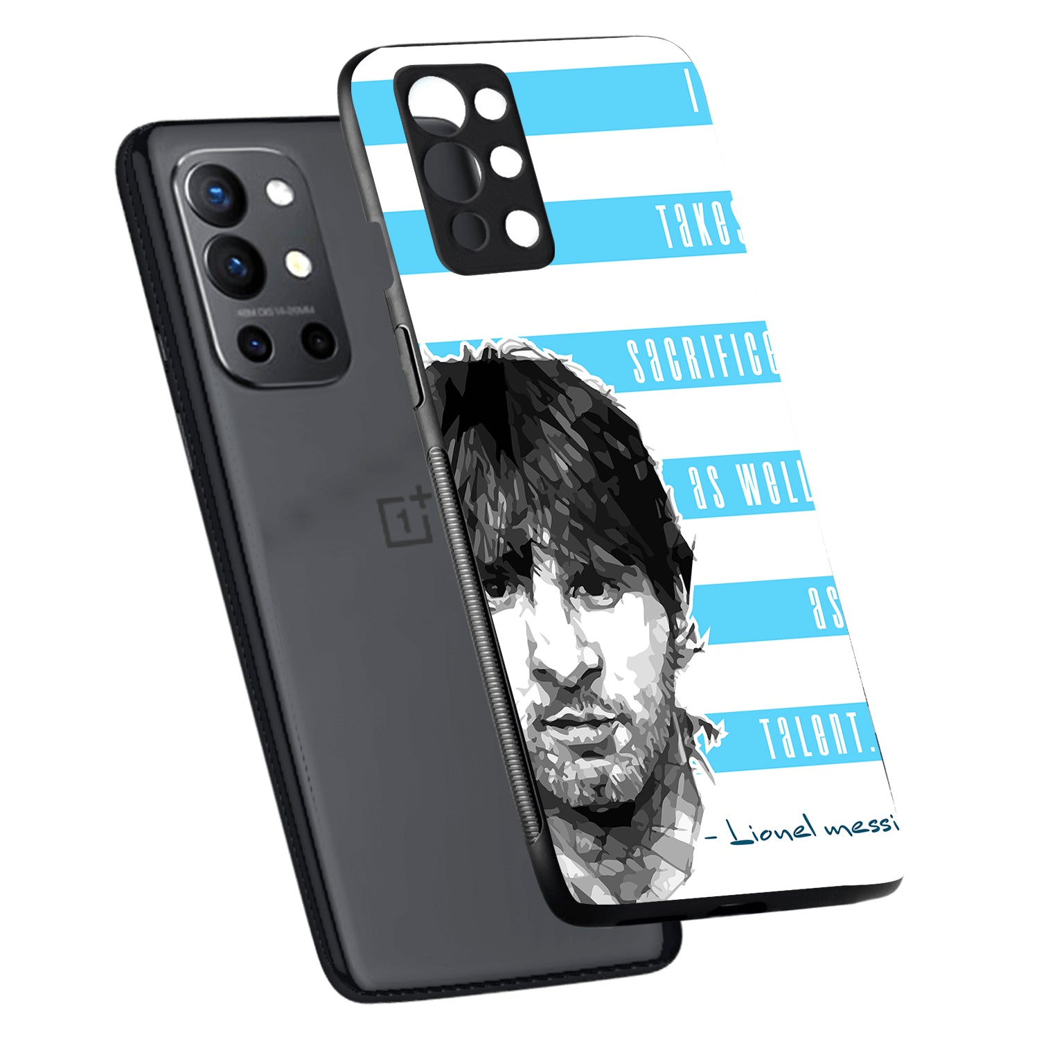 Messi Quote Sports Oneplus 9 pro Back Case