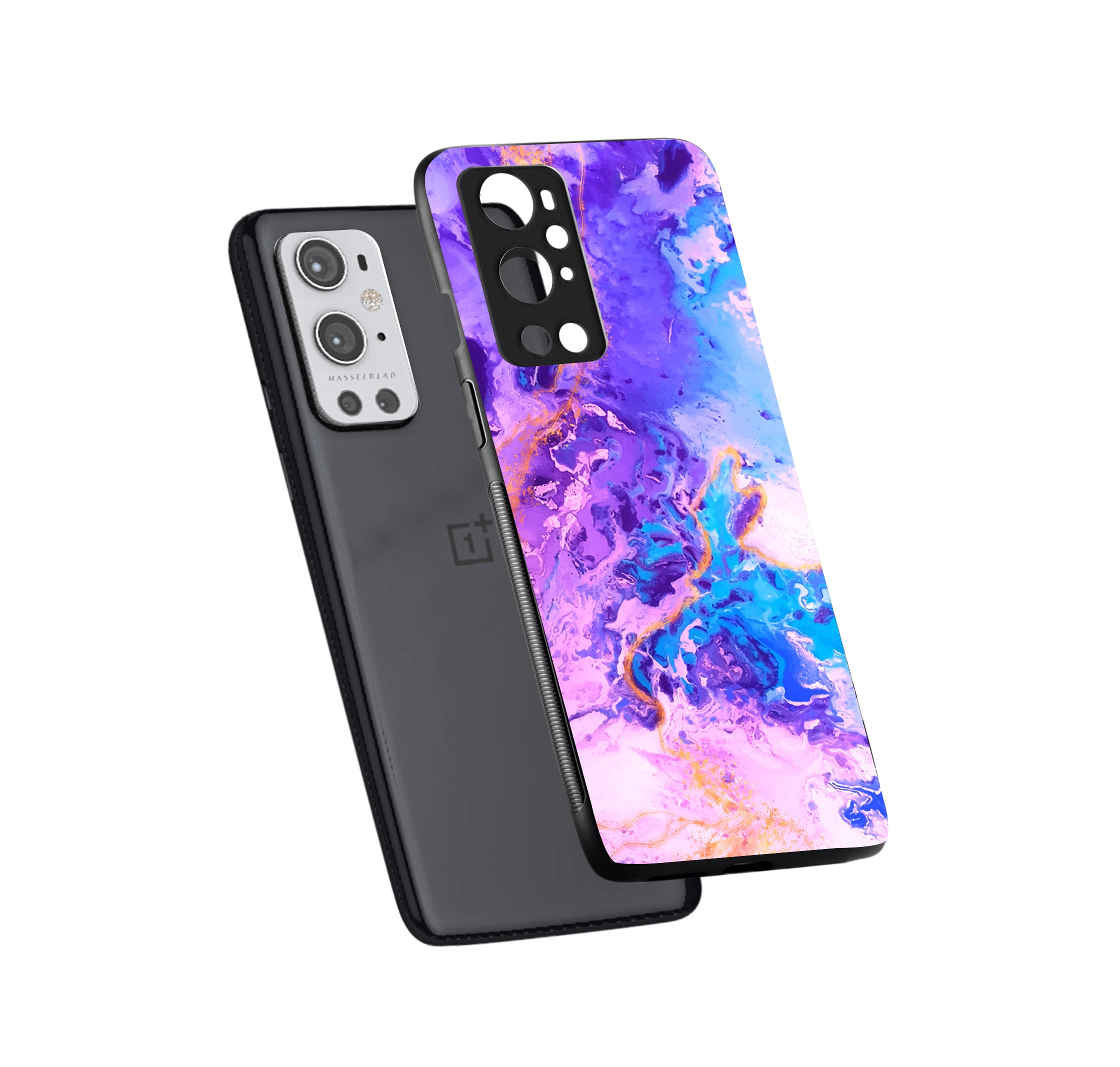 Purple Marble Oneplus 9 Pro Back Case