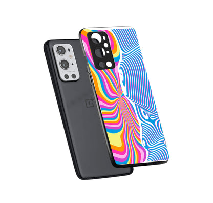 Rainbow Optical Illusion Oneplus 9 Pro Back Case
