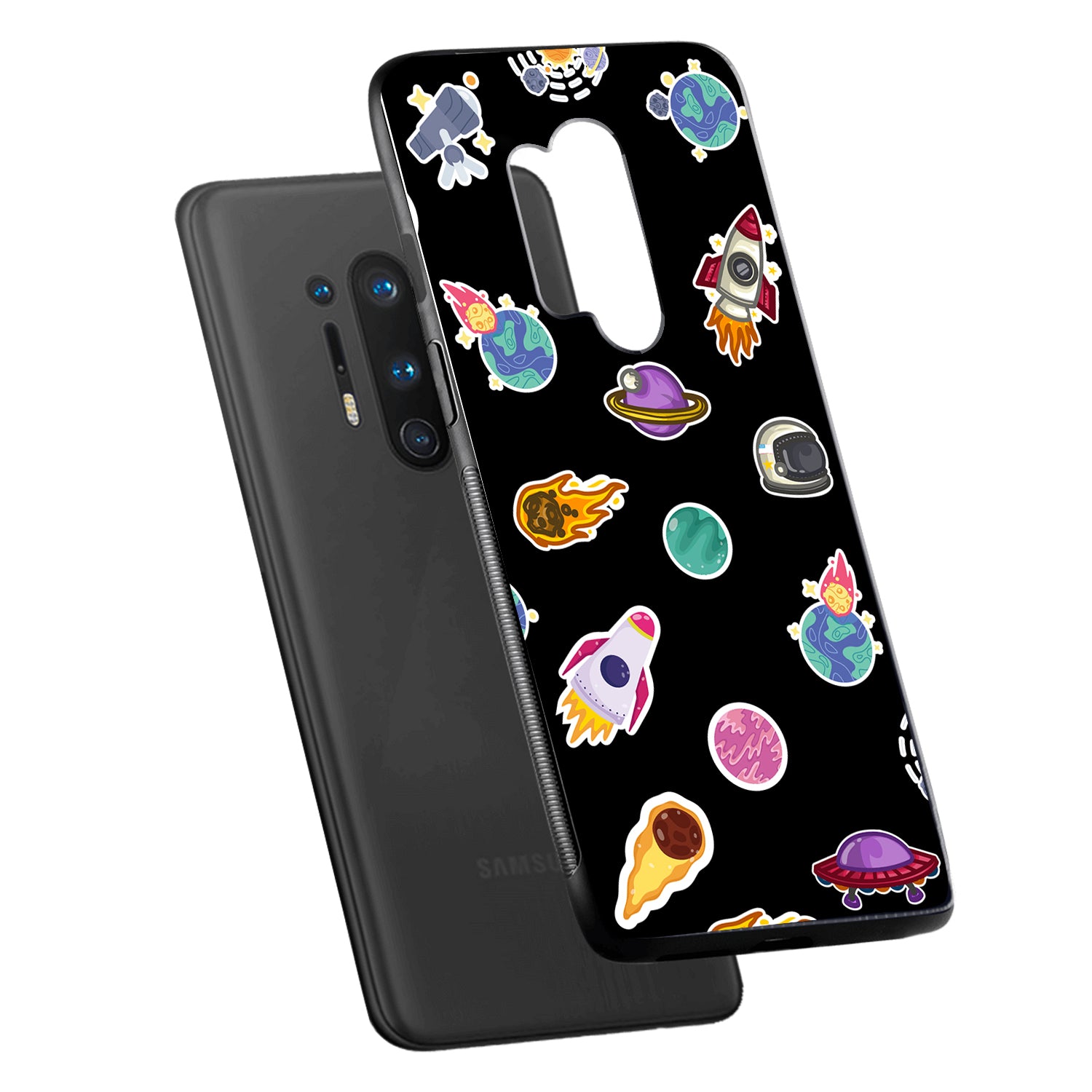 Stickers Space Oneplus 8 Pro Back Case