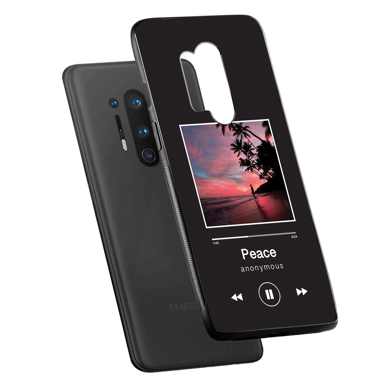 Peace Music Oneplus 8 Pro Back Case