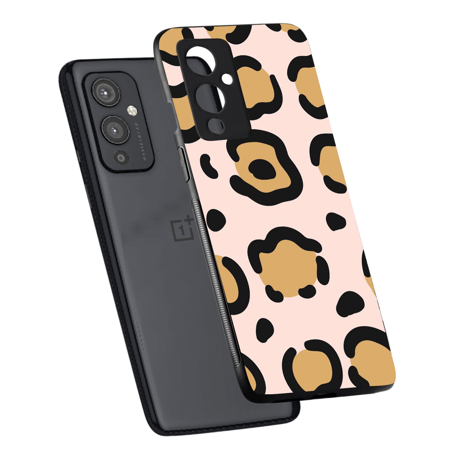 Yellow Patch Design Oneplus 9 Back Case
