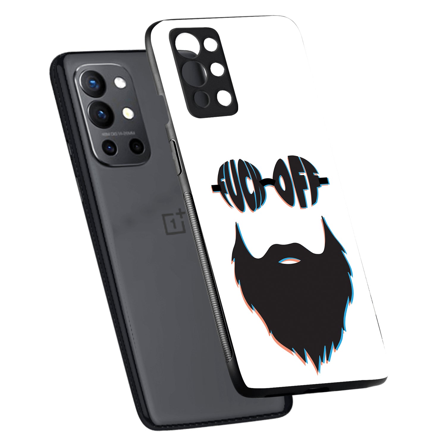 Beard White Masculine Oneplus 9 Pro Back Case